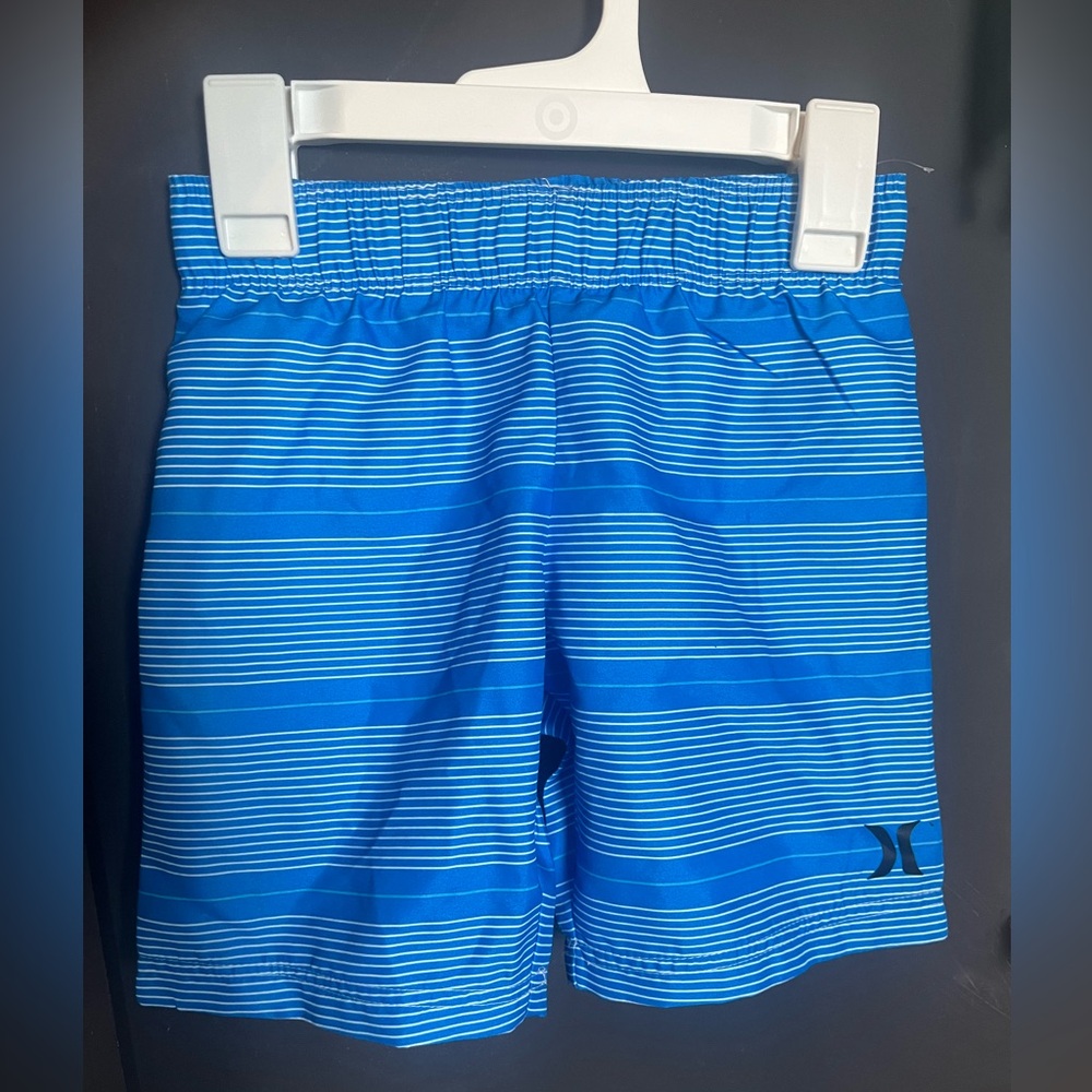 Boys Size 4 Blue Hurley Swim Trunks NWOT